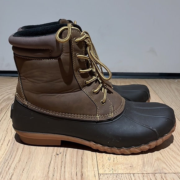 Aleader Men’s Brown Waterproof, Insulated Duck Boots (Size: 9) - Picture 11 of 16